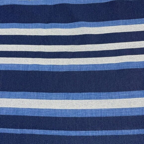 VINCE CAMUTO Striped Shell Top Sz Medium Rear Zip - Picture 4 of 6